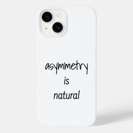Asymmetrie iPhone-Hülle Case-Mate iPhone Hülle (Rückseite)