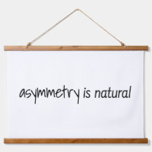 Asymmetrie ist ein Naturholztapeten