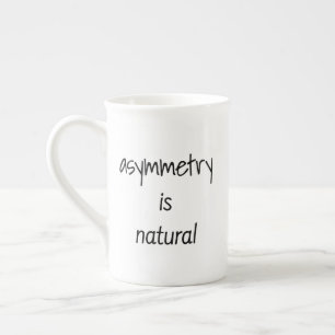 Asymmetrie Ist Natürlich Spezialitäten-Tasse Porzellantasse