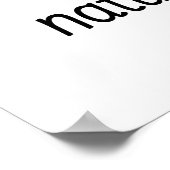 Asymmetrie ist natürliches Poster (Ecke)