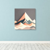 Asymmetrie Leinwanddruck (Insitu (Holzboden))