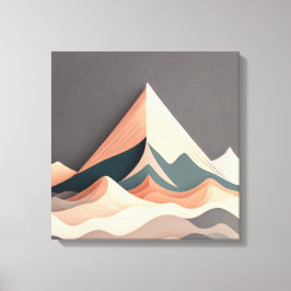 Asymmetrie Leinwanddruck