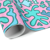 asymmetrisch geschenkpapier (Rolleneckpunkt)