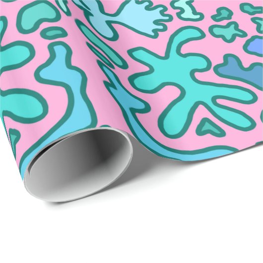 asymmetrisch geschenkpapier (Rolleneckpunkt)