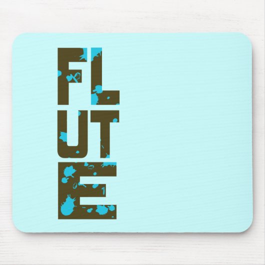 Asymmetrische Flute Mousepad (Vorne)
