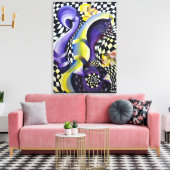 Asymmetrische Tiefe optischer Illusionen Nr.1 Leinwanddruck (Insitu (Wohnzimmer))