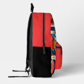 Asymmetrischer Saldo Bedruckter Rucksack (Links)