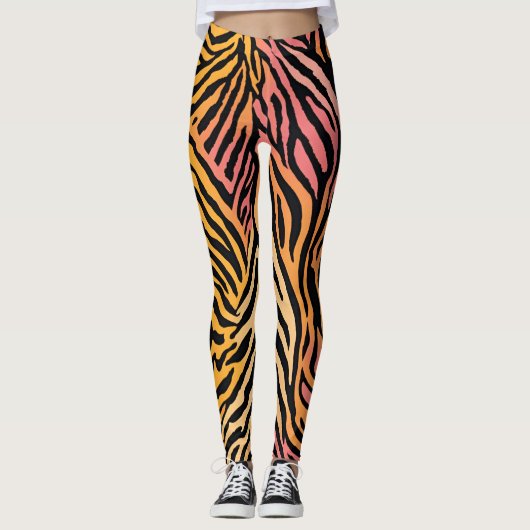 Asymmetrisches Design für frei lebende Tiere 2 Leggings (Vorderseite)