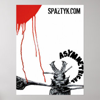 Asymmetrisches Poster