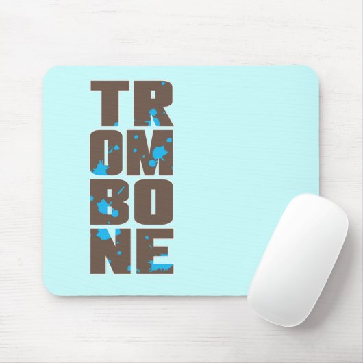 Asymmetrisches Trombone Mousepad (Mit Mouse)