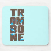 Asymmetrisches Trombone Mousepad (Vorne)
