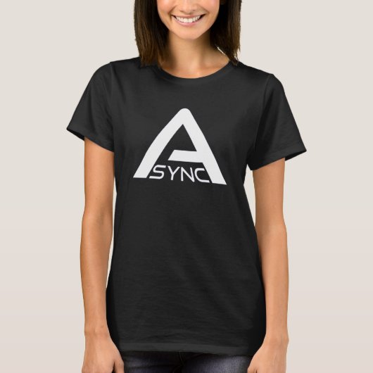ASYNC - Hintergrundbild-Forschung T-Shirt (Vorderseite)
