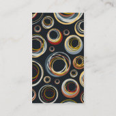 Asynkronische Kreise Visitenkarte (Rückseite)