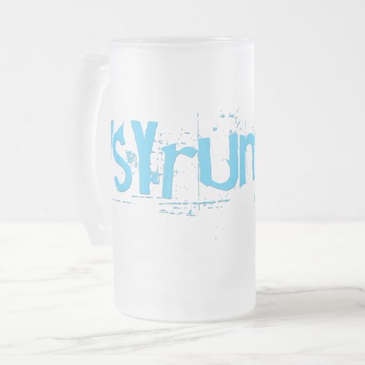 Asyrum. Mattglas Bierglas (Vorderseite Links)