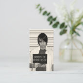 asyrum Mugshot wollte Plakat Visitenkarte (Stehend Vorderseite)