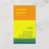 Asyrum: Pop Visitenkarte (Rückseite)