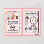 Aszrad Wizard - Astatine-Element Postkarte (Rückseite)