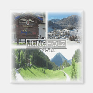AT0018 Europa, Österreich, Tirol, Jungholz, Kühlsc Magnet