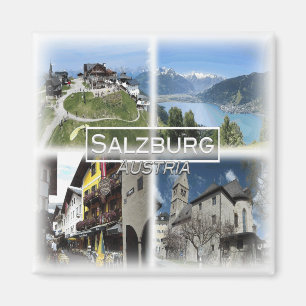 AT0023 Europa, Österreich, Salzburg, Zell am, Kühl Magnet