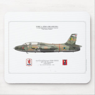 AT-26 Xavante - Brasilianische Luftwaffe Mousepad