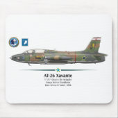 AT-26 Xavante FAB,- Brasilianische Luftwaffe - Mousepad (Vorne)