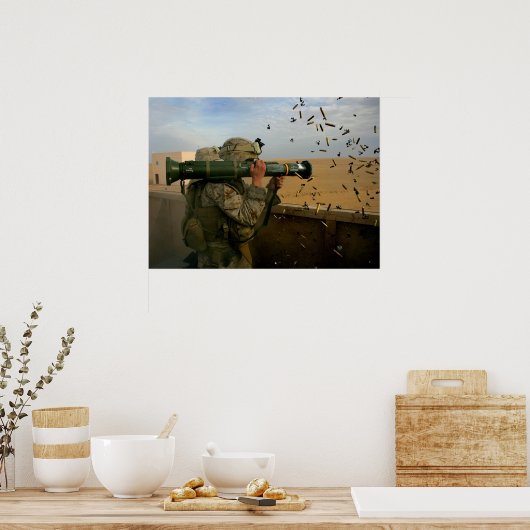AT-4 Live-Feuer Poster (Küche)