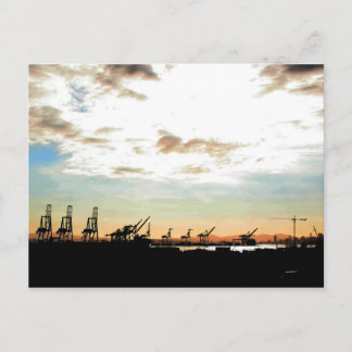 AT-AT-Invasion in Oakland Postkarte