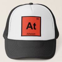 AT - Atheismus Philosophie Chemie Symbol