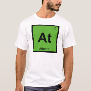 At - Athens Georgia Stadt Chemie Periodensystem T-Shirt