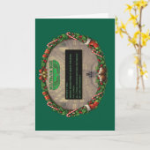 At Christmas, everyone can hear you cheer! Karte (Gelbe Blume)