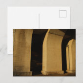 At dusk, under the bridge postkarte (Vorne/Hinten)