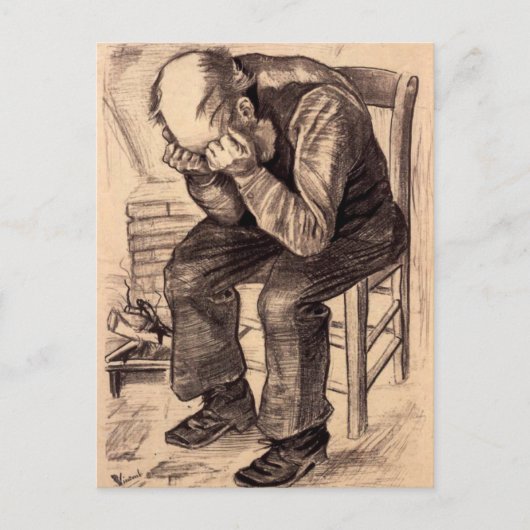 At Eternitys Gate - Van Gogh Postkarte (Vorderseite)