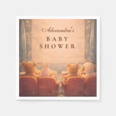 At Home Movie Night Baby Shower Serviette (Vorderseite)