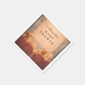 At Home Movie Night Baby Shower Serviette (Ecke)