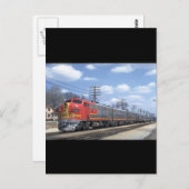 AT&SF EMD F-7 #342_Züge Postkarte (Vorne/Hinten)