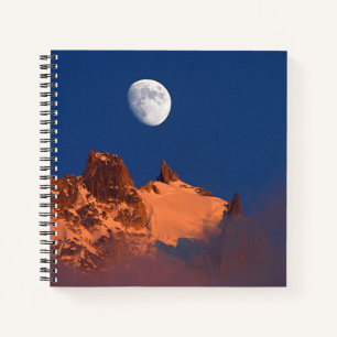 At Sunrise Nadel des Plans Chamonix, Frankreich Notizblock