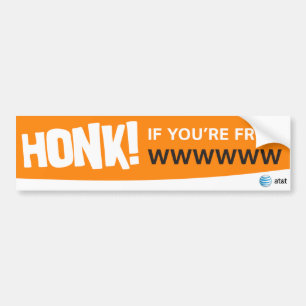 AT&T honk wenn Aufkleber Autoaufkleber