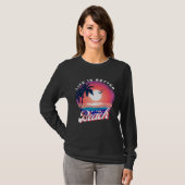 At The Beach Retro Summer Vacation Palm Trees T-Shirt (Vorne ganz)