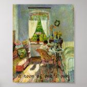 At the Dacha in Summer by Sergei Vinogradov Poster (Vorne)