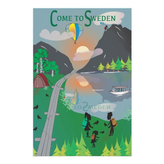 At the of Sweden Fotodruck (Vorne)