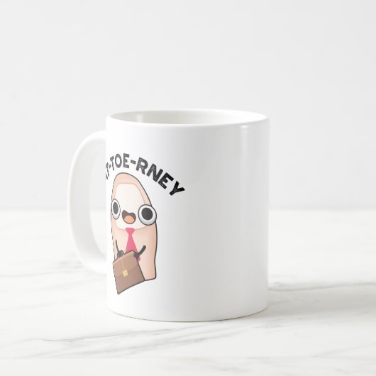 at-toe Funny Attorney Toe Pun Kaffeetasse (Vorderseite Links)