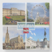 AT Wien - Schloss Schonbrunn - Prater Fnfair - Steinuntersetzer (Vorderseite)