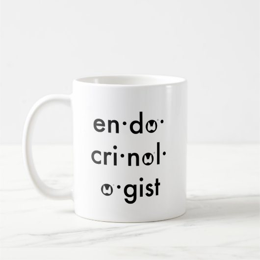 ATA Endocrinologist-Tasse Kaffeetasse (Links)