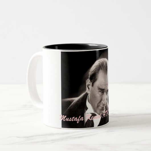 ATA, Mustafa Kemal ATATURK Zweifarbige Tasse (Vorderseite Links)