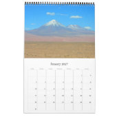Ataama-Wüstenlandschaften Kalender (Jan 2027)