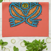 Atabey Goddess Indigenous Taino Symbol  Geschirrtuch (Gefaltet)