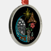 Atabey Taino Goddess Indigene Symbole Ornament Aus Metall (Rechts)