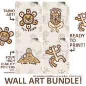 Atabey Taino Puerto Rico Wall Art Download Poster