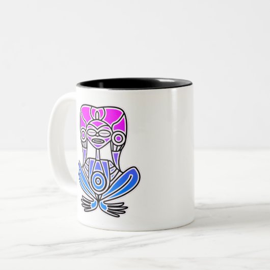 Atabey Zweifarbige Tasse (Vorderseite Links)