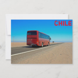 Atacama-Bus, Chile-Karte